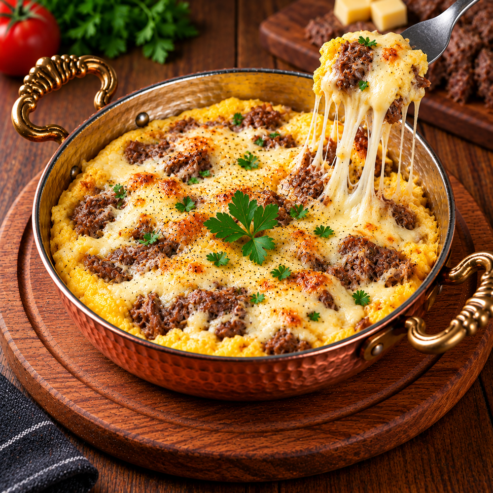 KAVURMA KAŞARLI OMLET 