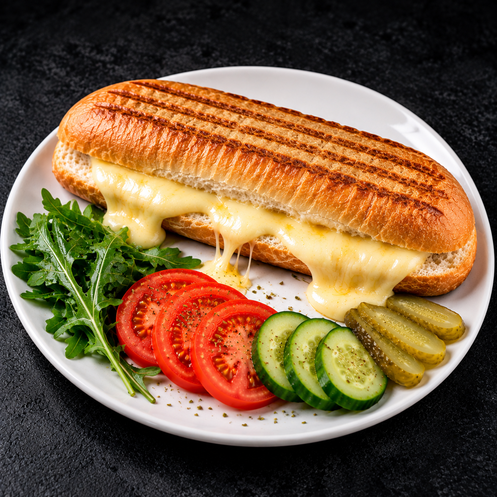 SANDVİÇ EKMEĞİNE ÇİFT KAŞARLI TOST