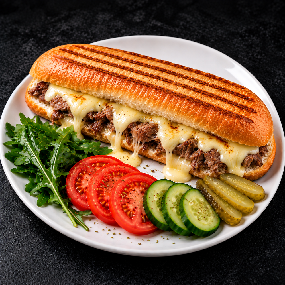 SANDVİÇ EKMEĞİNE KAVURMA KAŞARLI TOST