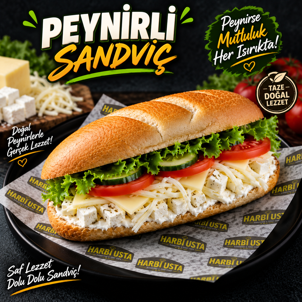 PEYNİRLİ SANDVİÇ VEJETARYEN