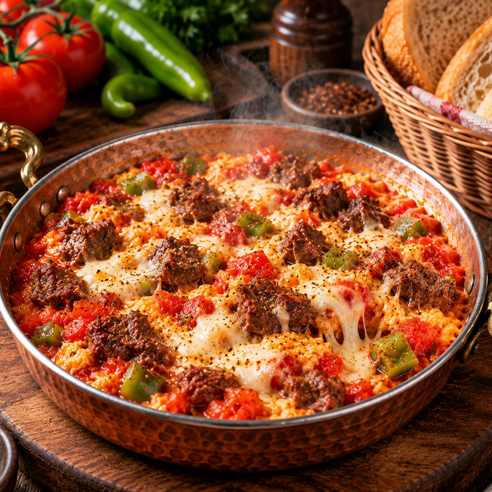 KAVURMA KAŞARLI MENEMEN